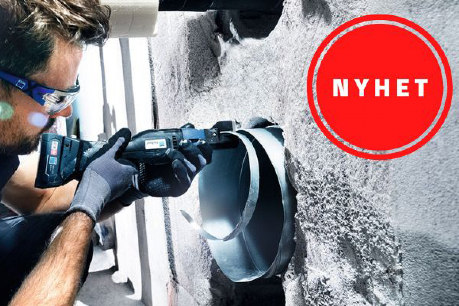 NYHET: Batteridriven stossax underlättar arbetet