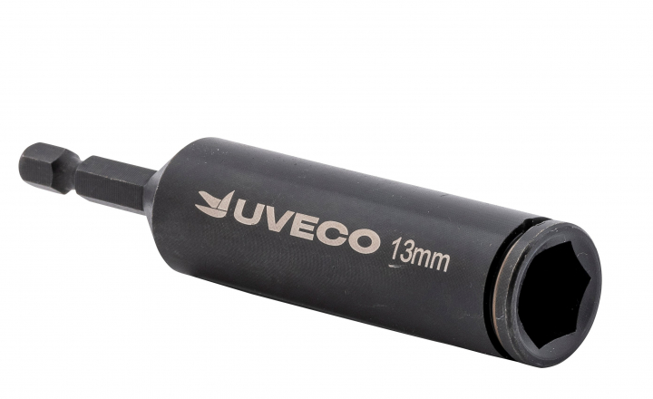 Hylsverktyg 10x100mm x 1/4" i gruppen Övriga produkter / Hylsverktyg - Nycklar - Mejslar / Hylsverktyg hos Uveco AB (145010)