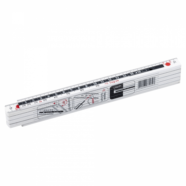 Mätstock All in One 2m Long life - Swiss i gruppen Mät & Märk / Mätstock - Vinklar - Vattenpass / Mäta hos Uveco AB (205202)