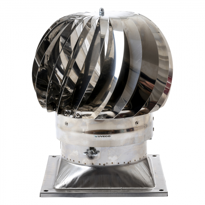 Inoxsnurran 240x240mm fyrkantig i gruppen Övriga produkter / Ventilationshuvar - Inox / Öppningsbara hos Uveco AB (635104)