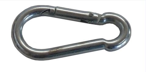 Carabiner galvanised 50x5mm