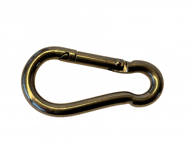 Carabiner stainless steel 50x5mm