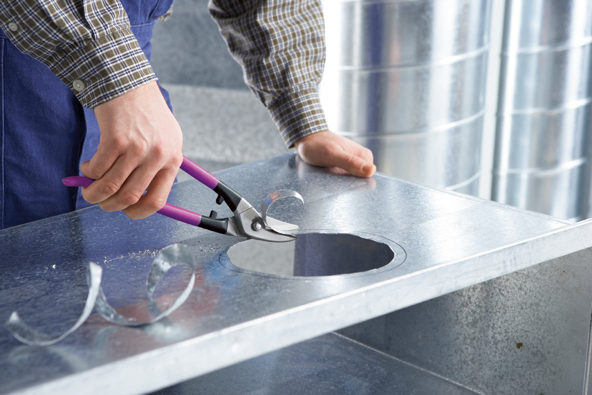 Hålsax D407 HSS 300mm V - Erdi