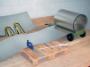 Roll shear with rail 1250mm Roll shear with rail 1250mm
