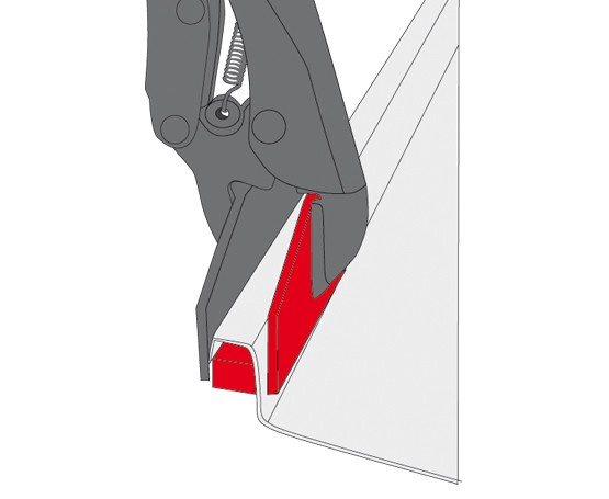 Grepptång med plastbackar 80mm