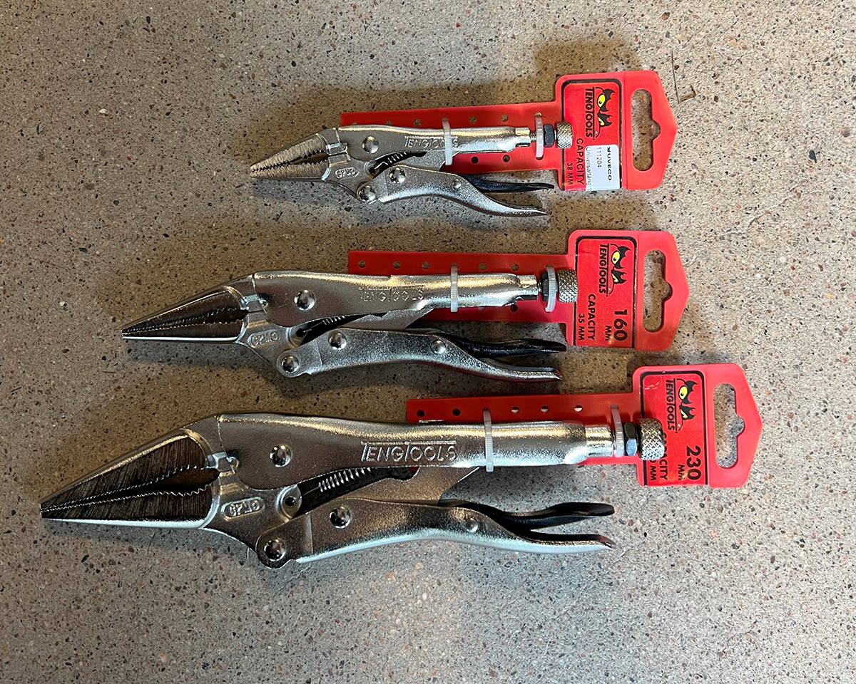 Long nose power grip plier 150mm