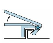 Vinkelfalsstängare Aluminium RAU 111