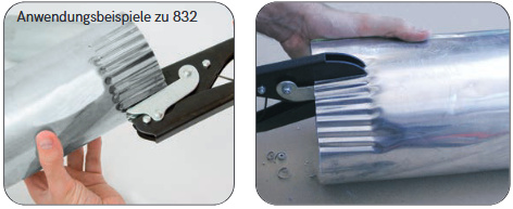 Crimping pliers Maxi 52mm gap 5 sheet