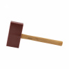 Plastklubba brun/röd 175x85mm Plastklubba brun/röd 175x85mm