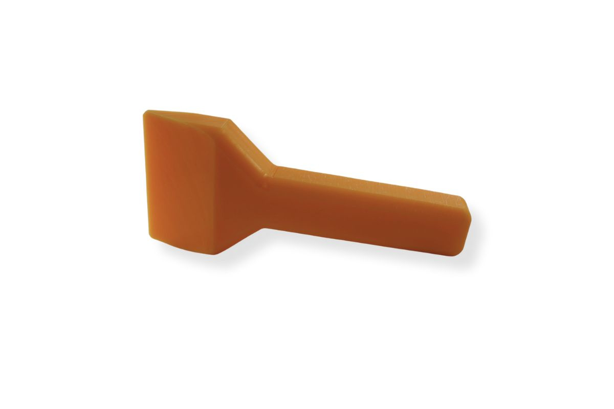 Diktmejsel 210mm x 90mm Gul plast