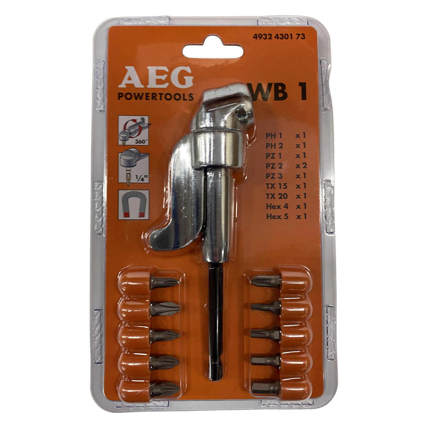 Screwdriver angle WB1